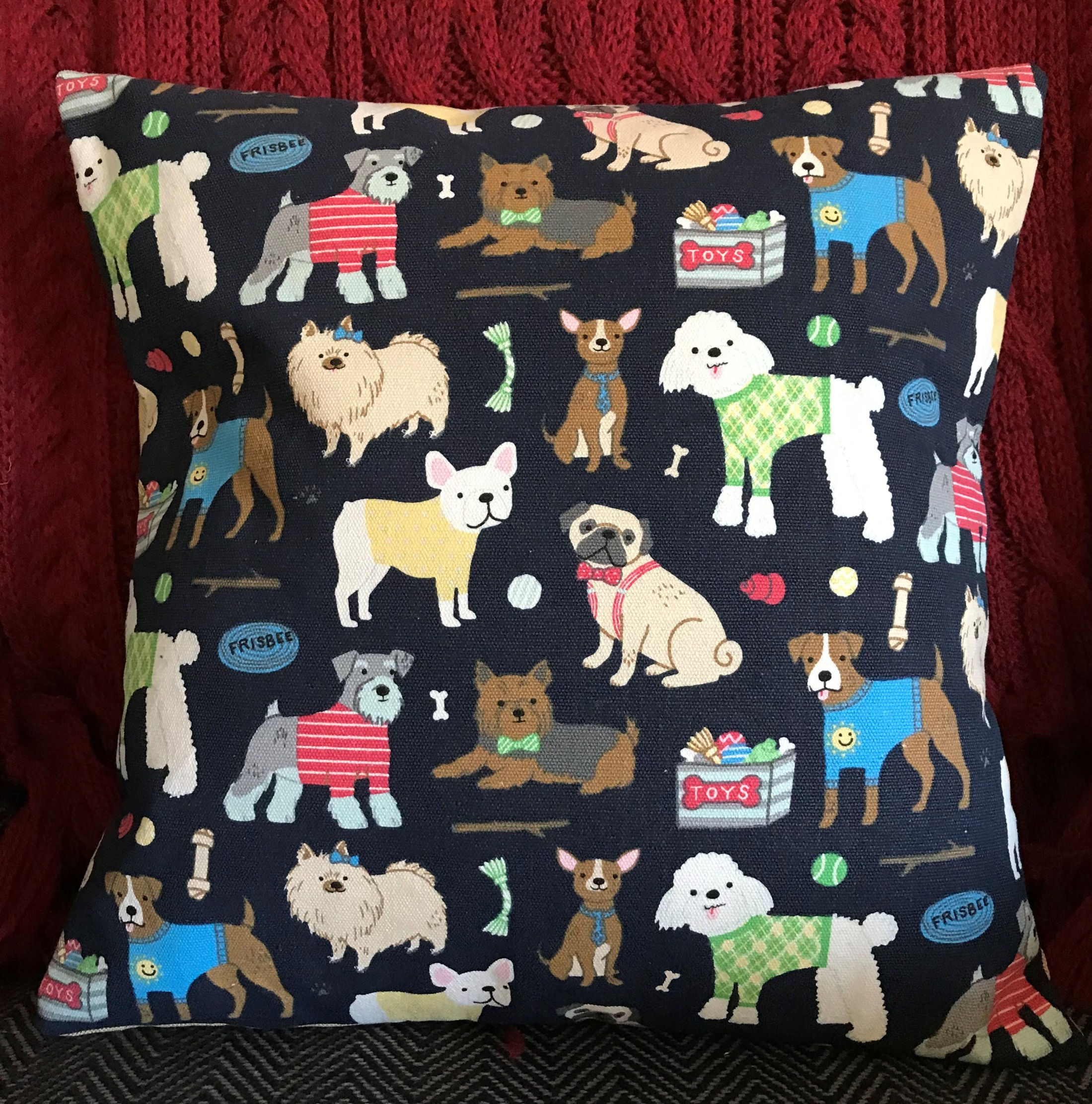 Dog Lovers Cushion Cover