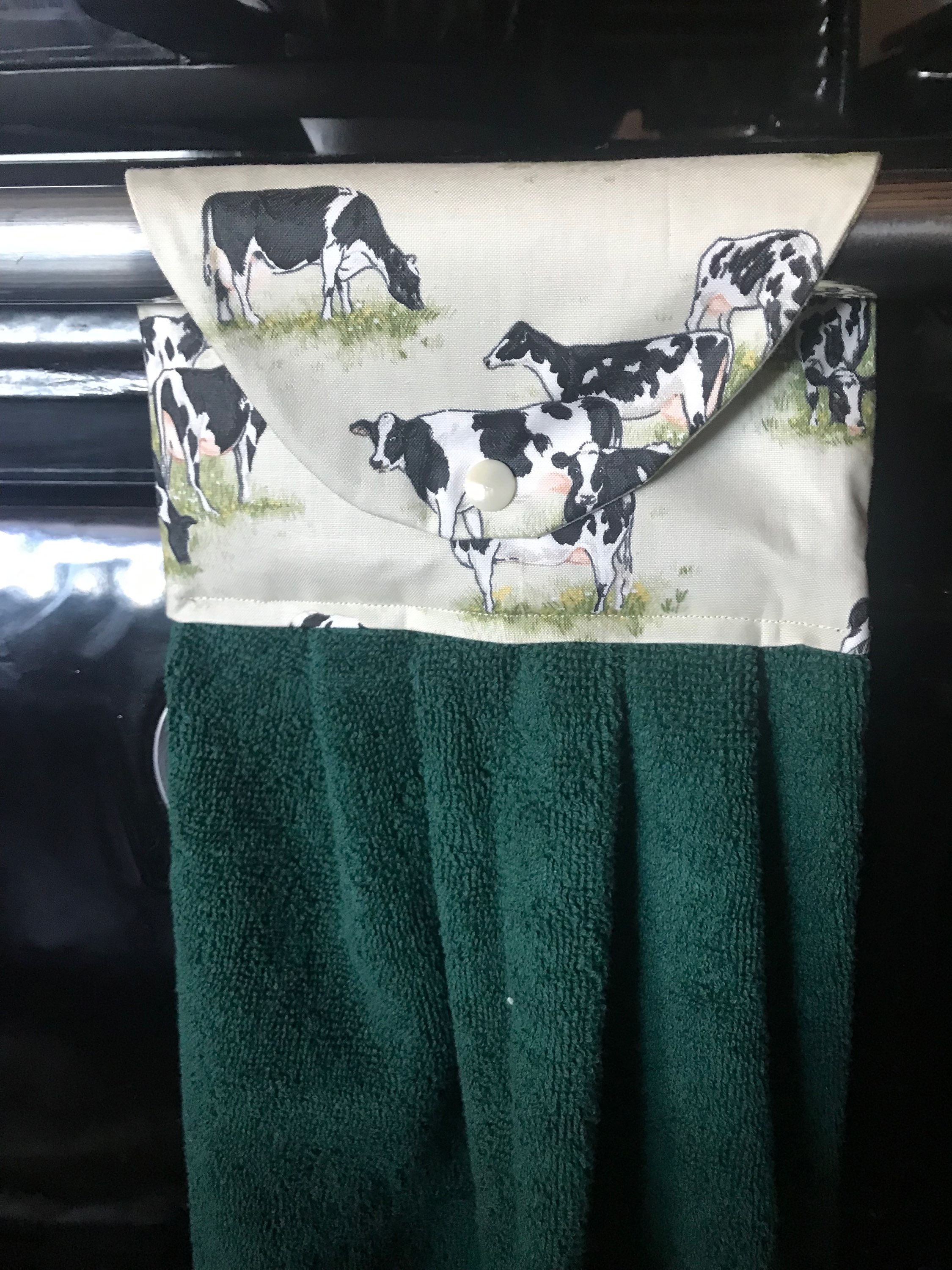 Dairy cow kitchen cooker / Aga towel