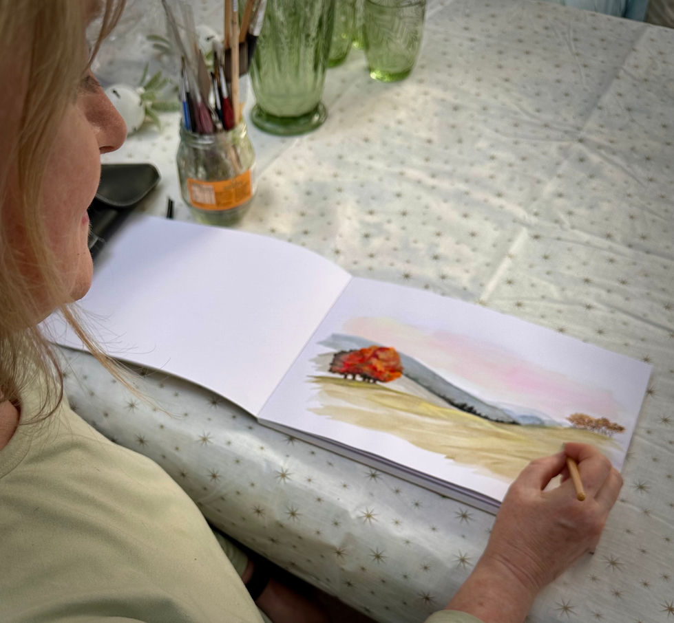 Leonie and the TEACS watercolour