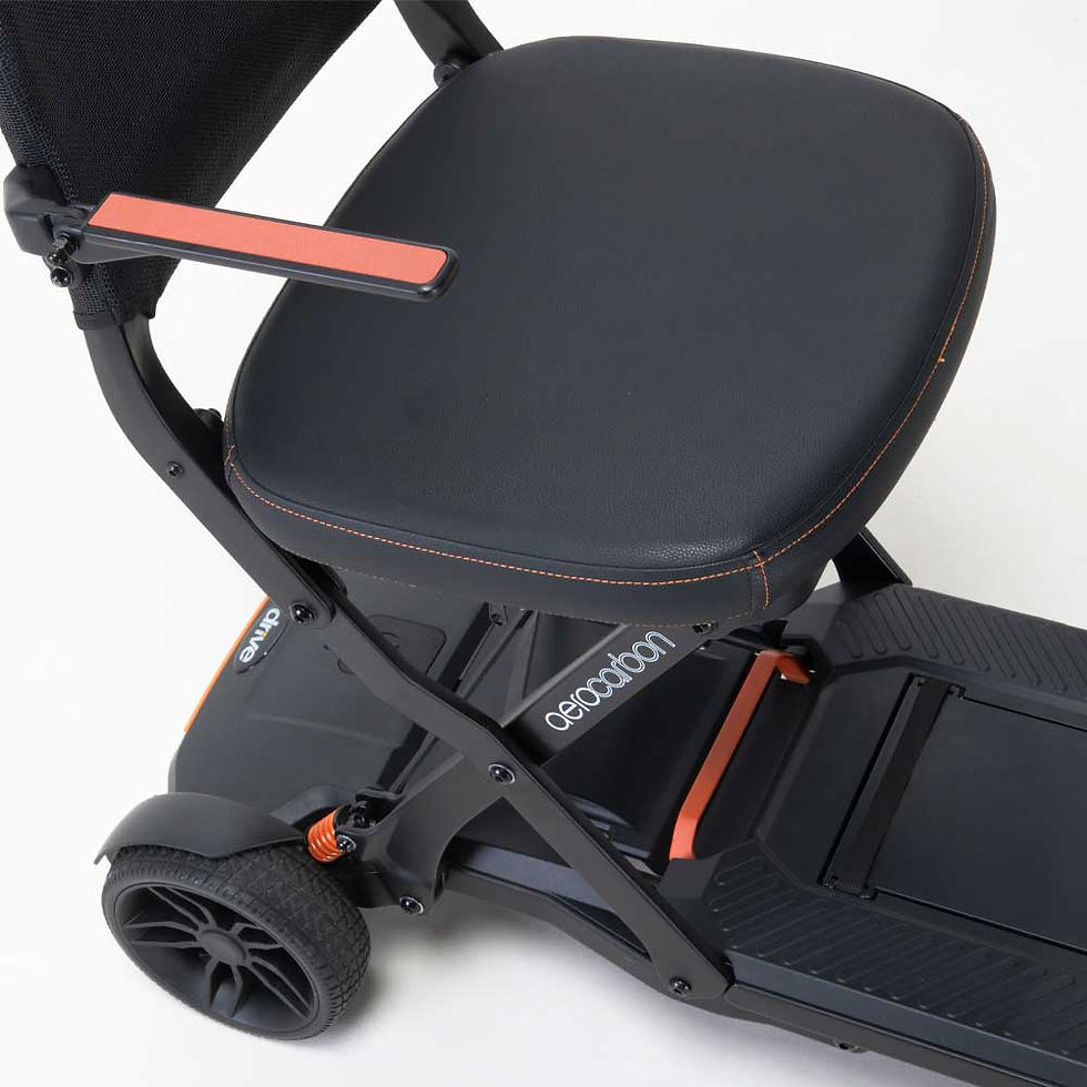 Thumbnail: Drive DeVilbiss AeroCarbon Lightweight Folding Mobility Scooter VAT Exempt