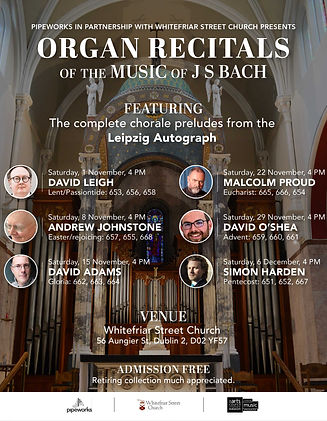 Bach Recitals November – December 2025