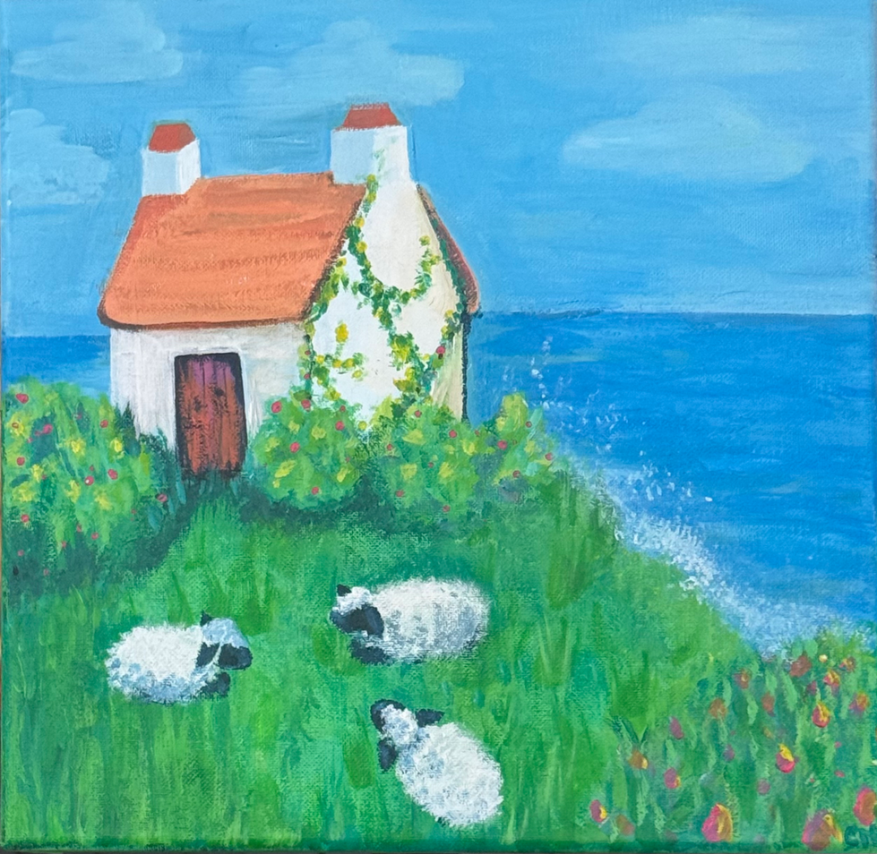 Home Away From Home- 2025, Acrylic on Canvas