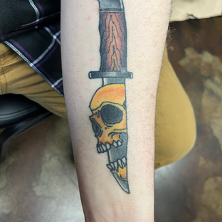 Skull Dagger Tattoo - Catfish