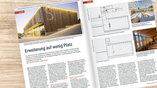 Unser Campus genauer beschrieben im bauen mit Holz: Ausgabe 2.2026 Spezial