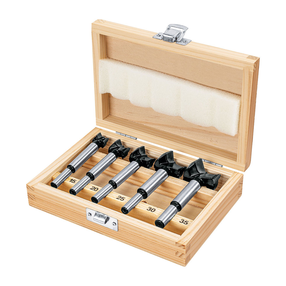 Miniatura: Juego de 5 brocas forstner para madera, Truper