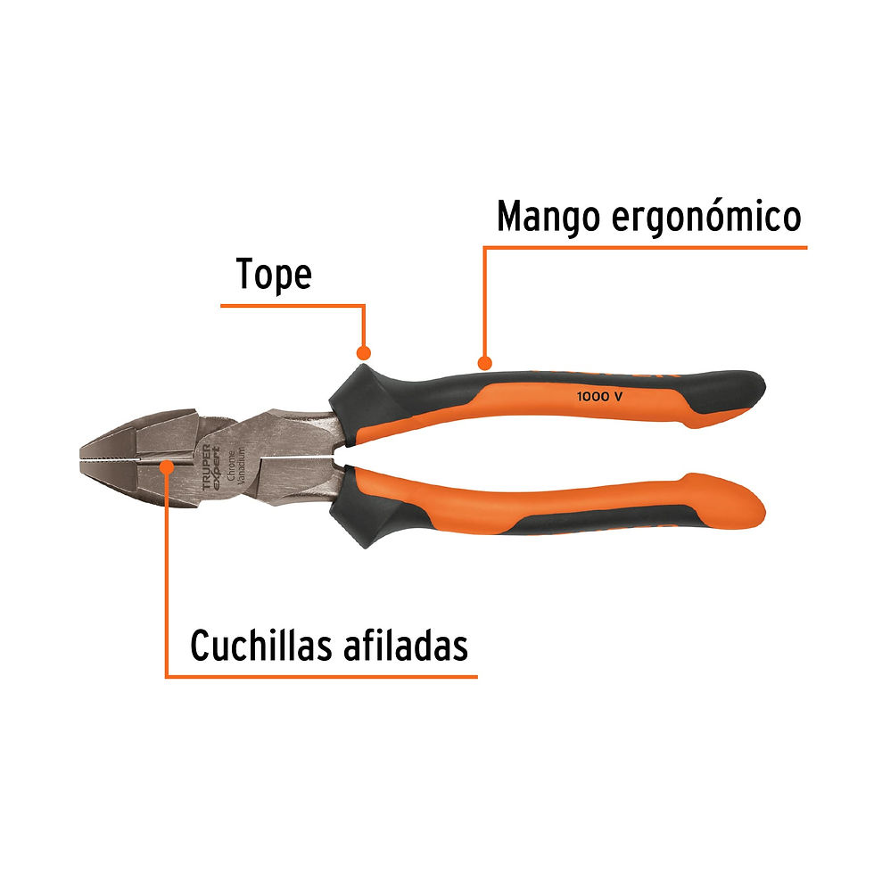 Miniatura: Pinza para electricista 9' alta palanca mango Comfort Grip