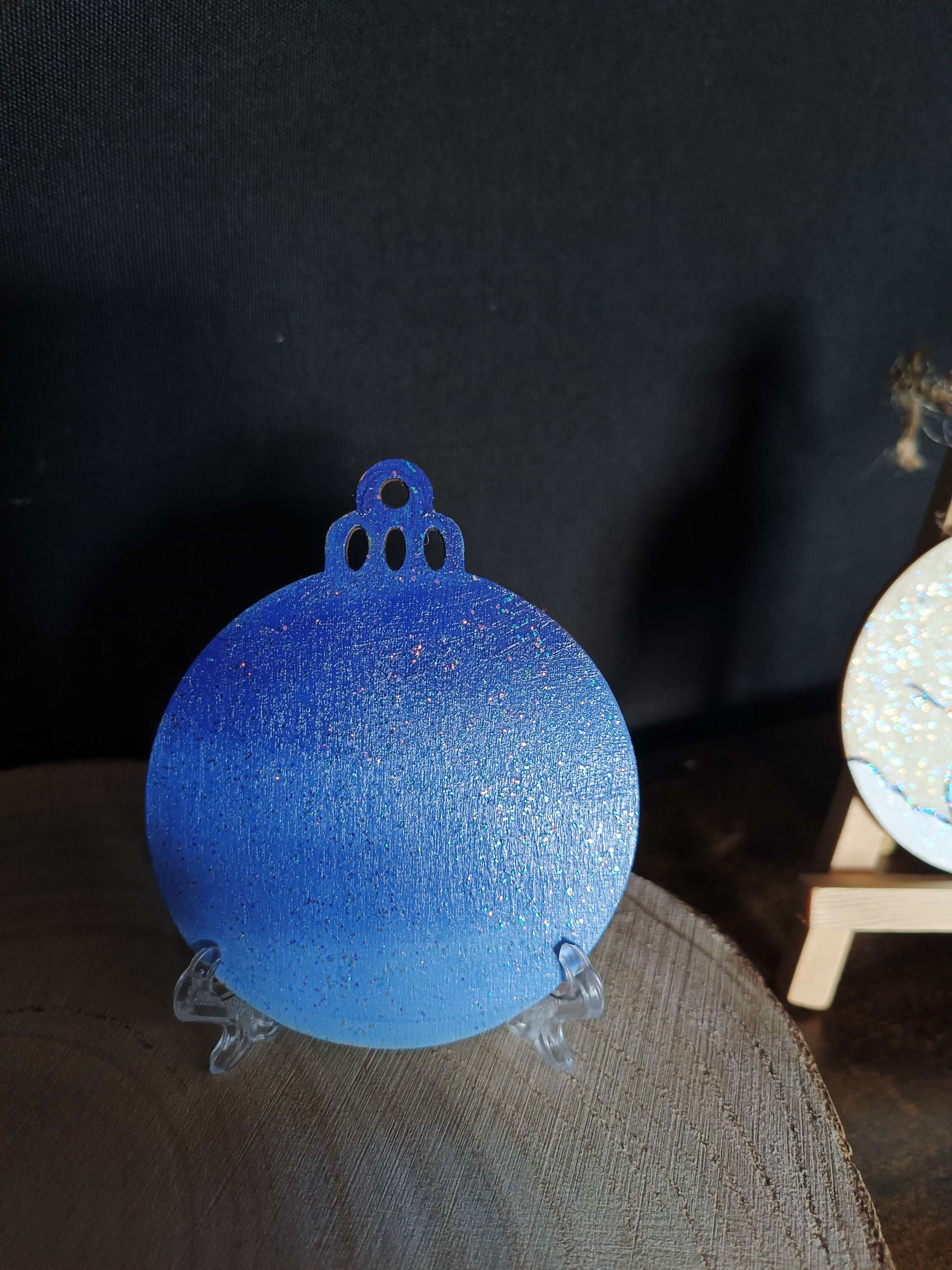 Dégradé de bleus scintillant 