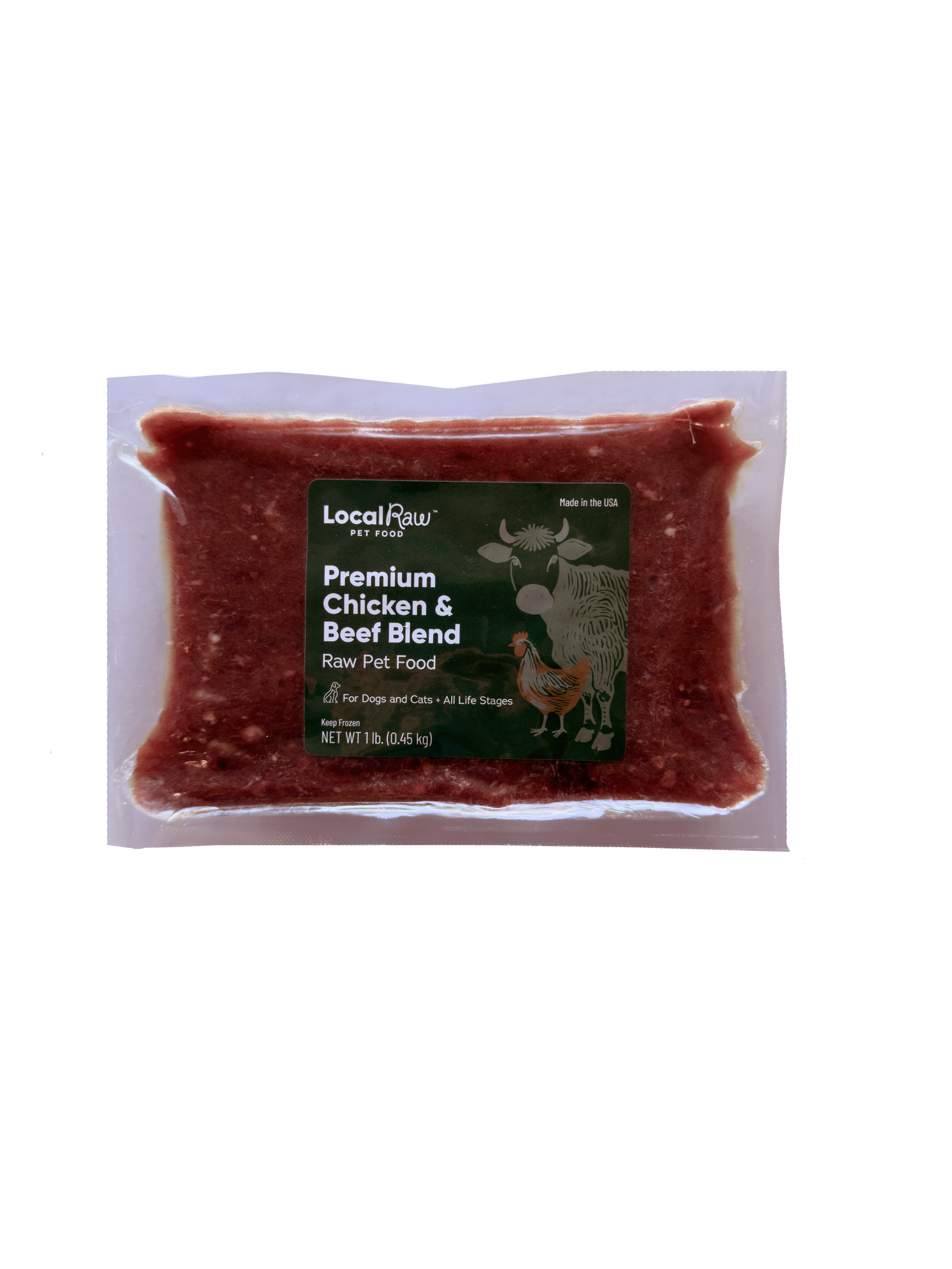 Local Raw Premium Beef & Chicken Blend (1 LB)