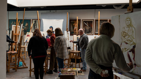 Studio space of the FCAA