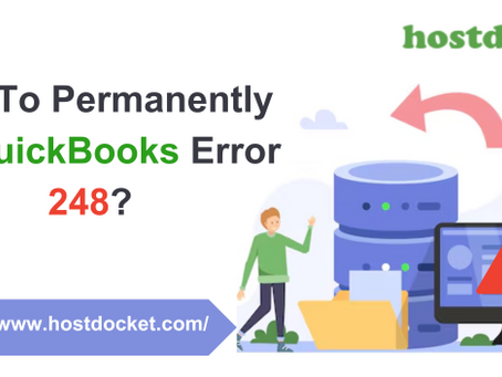 How to Rectify QuickBooks Error 248 Permanently?