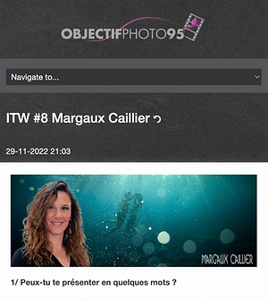 Margaux Caillier interview photographe sport