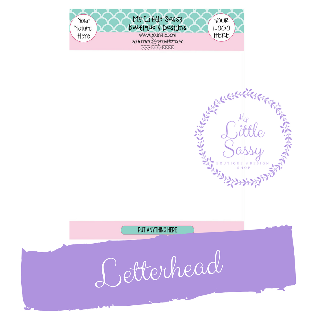 CUSTOM LETTERHEAD (DIGITAL)