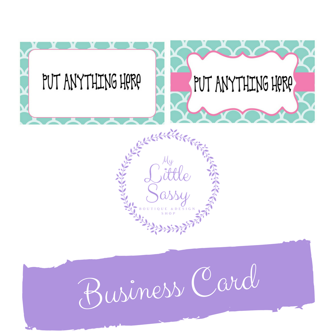 CUSTOM BUSINESS CARD (DIGITAL)