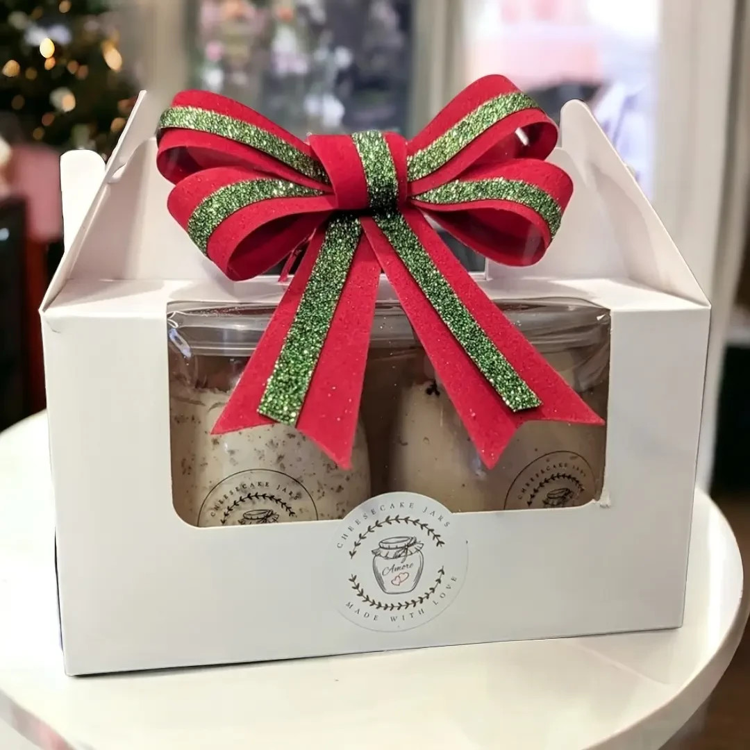 Two Pack White Box with Bow