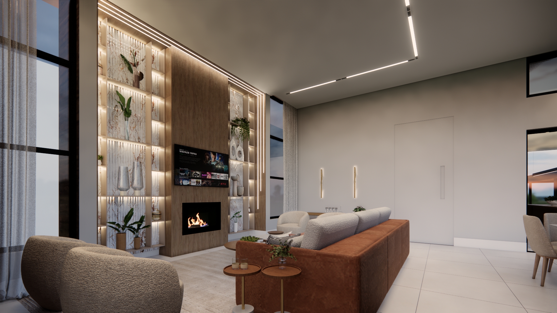 Sala de estar — projeto residencial