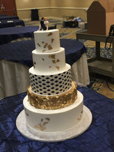 custom wedding cake by Sweet Confections Cakes