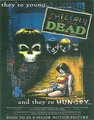 ORIGINAL ARTWORK FOR JOHN RUSSO'S "CHILDREN OF THE DEAD" -- 11X17 -- AUTOGRAPHED BY JOHN RUSSO. NOTE: THIS IS THE POSTER FOR THE COMIC BOOK, NOT THE AWFUL MOVIE!!