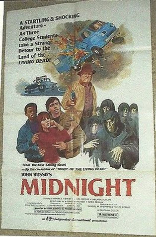 This 20x40 one-sheet was made from a painting by famous movie artist GRAY MORROW and it features Hollywood Star LAWRENCE TIERNEY. We brought him out of retirement to star in my movie MIDNIGHT, and QUENTIN TARANTINO cast him in RESERVOIR DOGS.