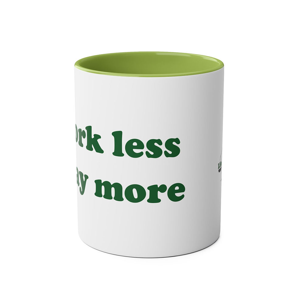 Thumbnail: Work less mug