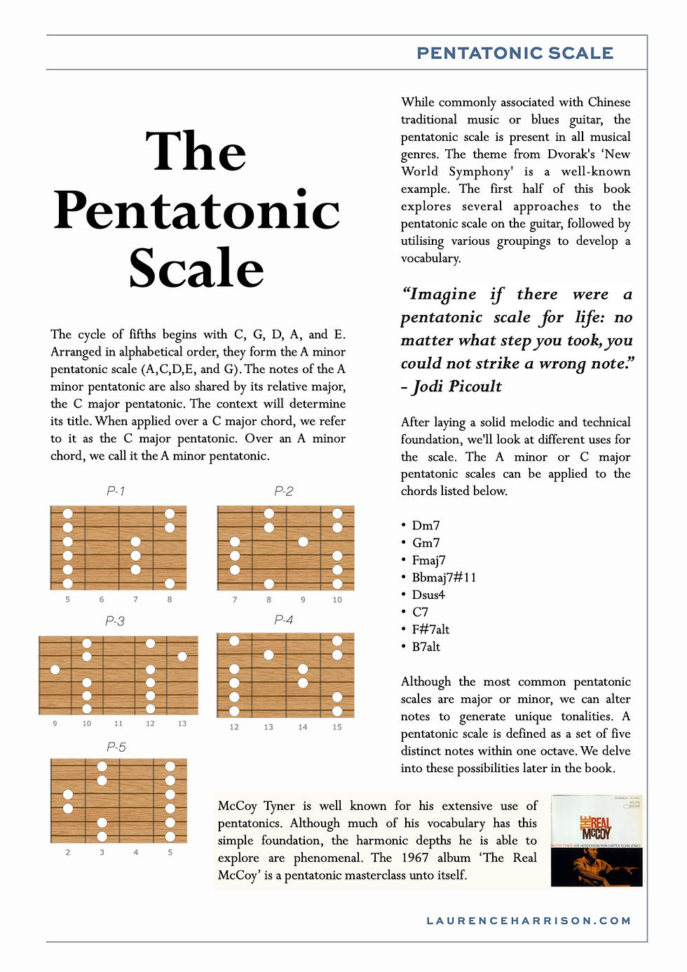 Thumbnail: Modern Pentatonics for Guitarists (Available)