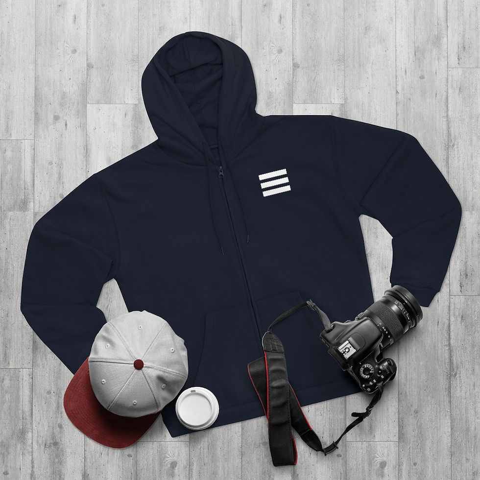 Thumbnail: Unisex Hooded Zip Sweatshirt
