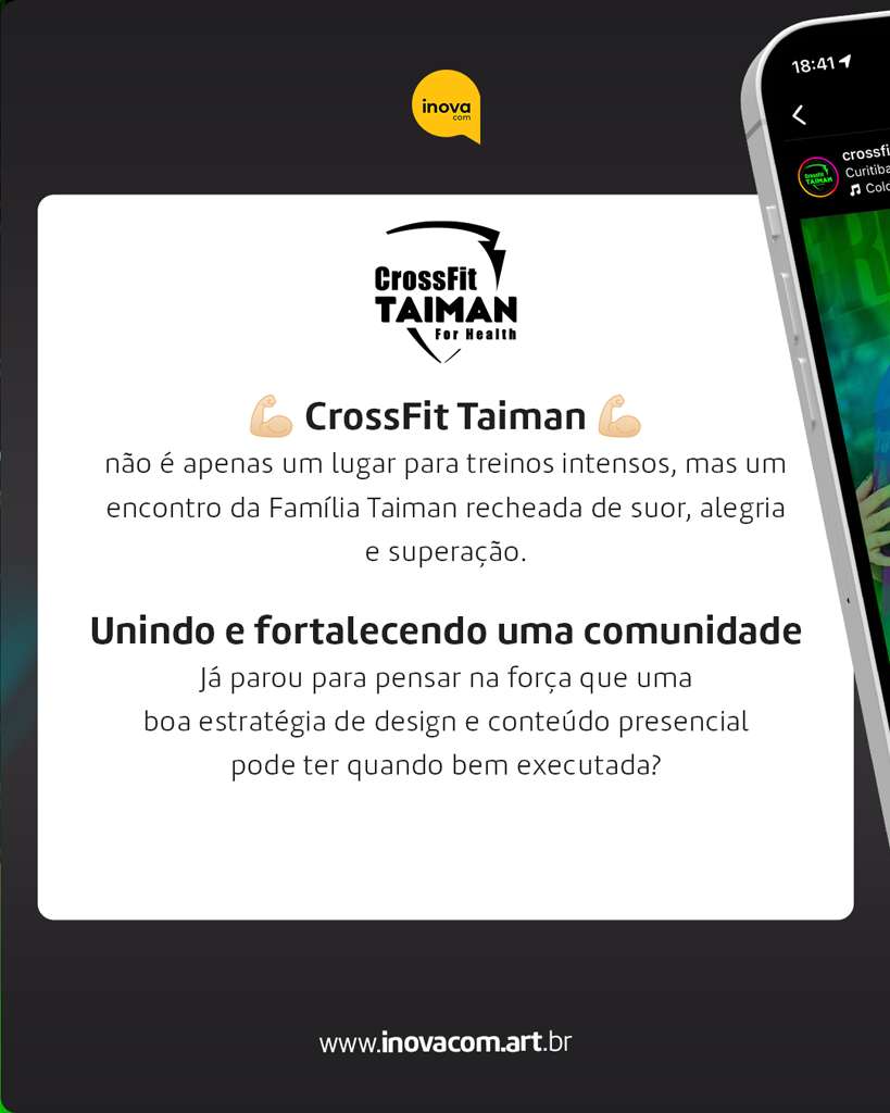 Serviços prestados para o CrossFit Taiman