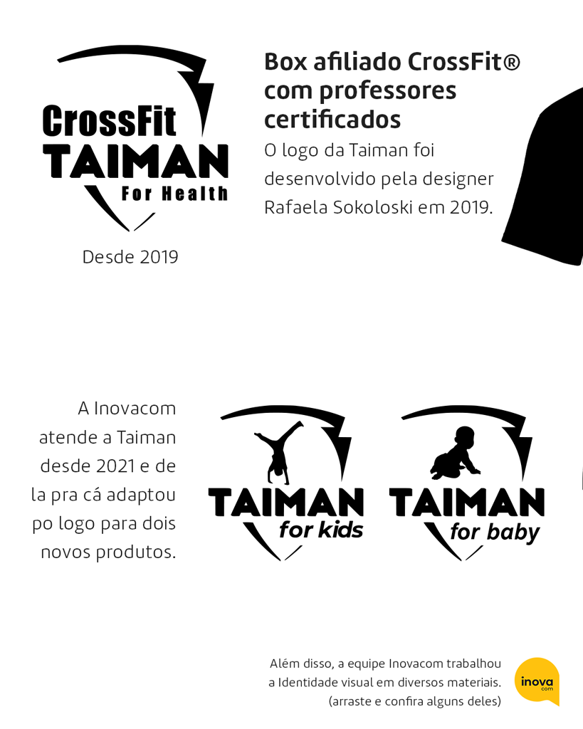 Serviços prestados para o CrossFit Taiman