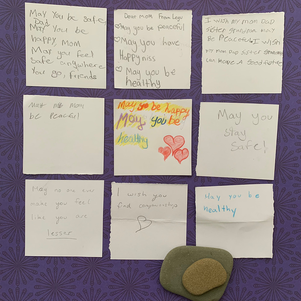 students kind wishes to people the love