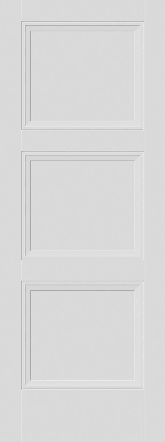 Livingston 3-panel shaker interior door