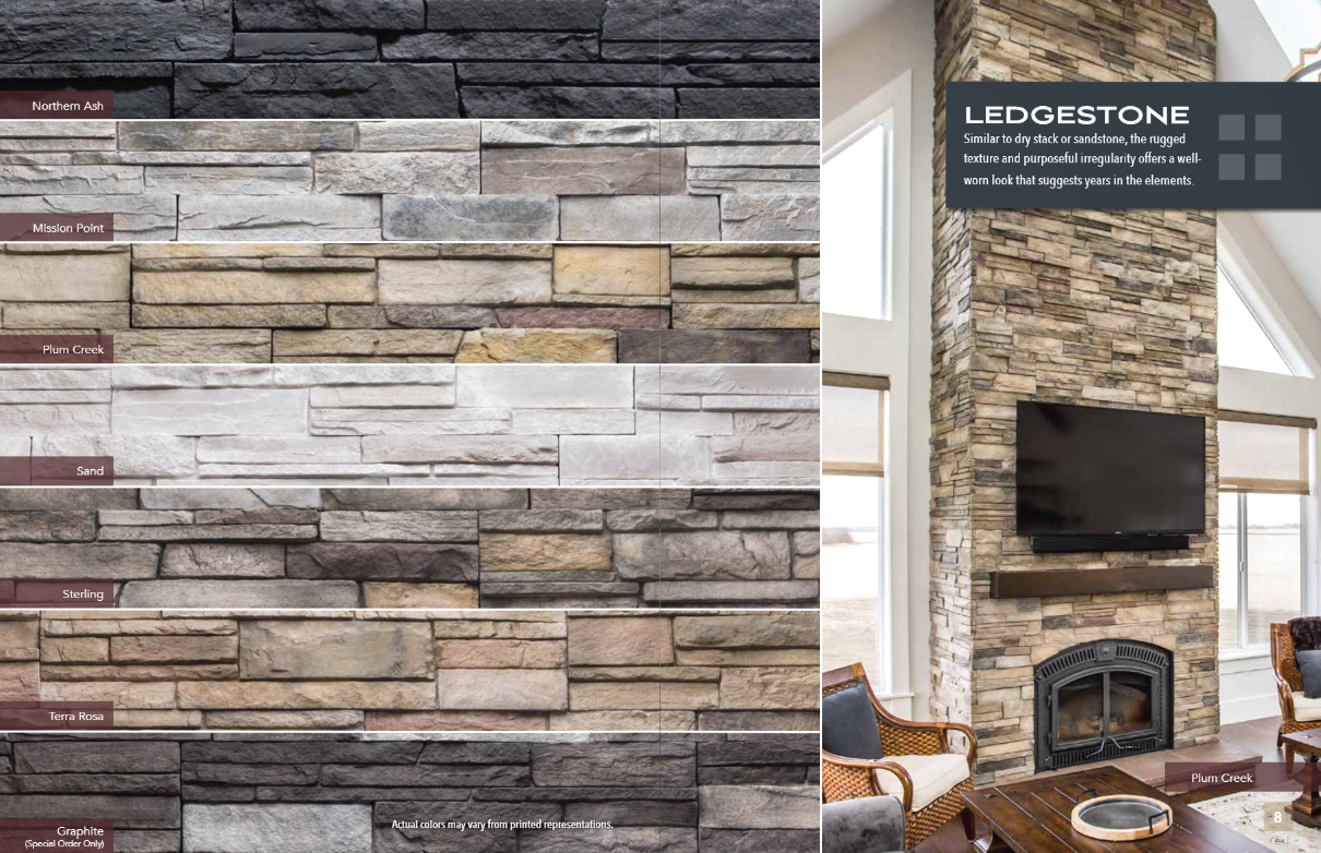 Versetta Stone color sample options