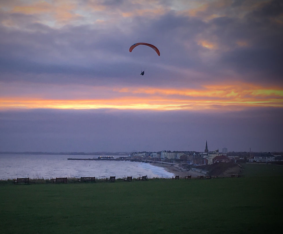 Paaraglider Sunset