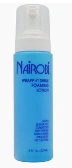 Nairobi Wrapp-It Shine Foaming Lotion bottle