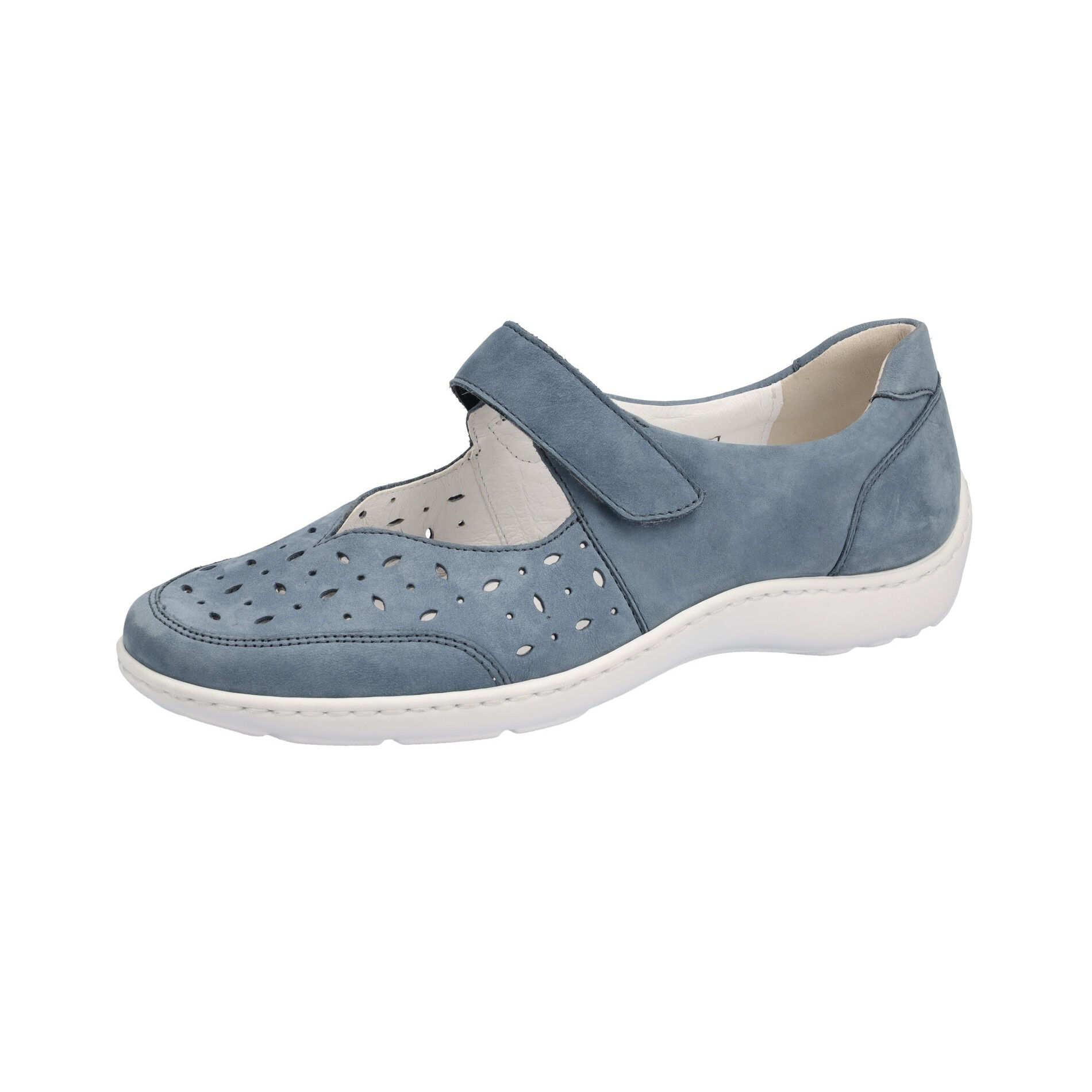 Waldläufer Henni Komfort Slipper in Denver denim (blau)