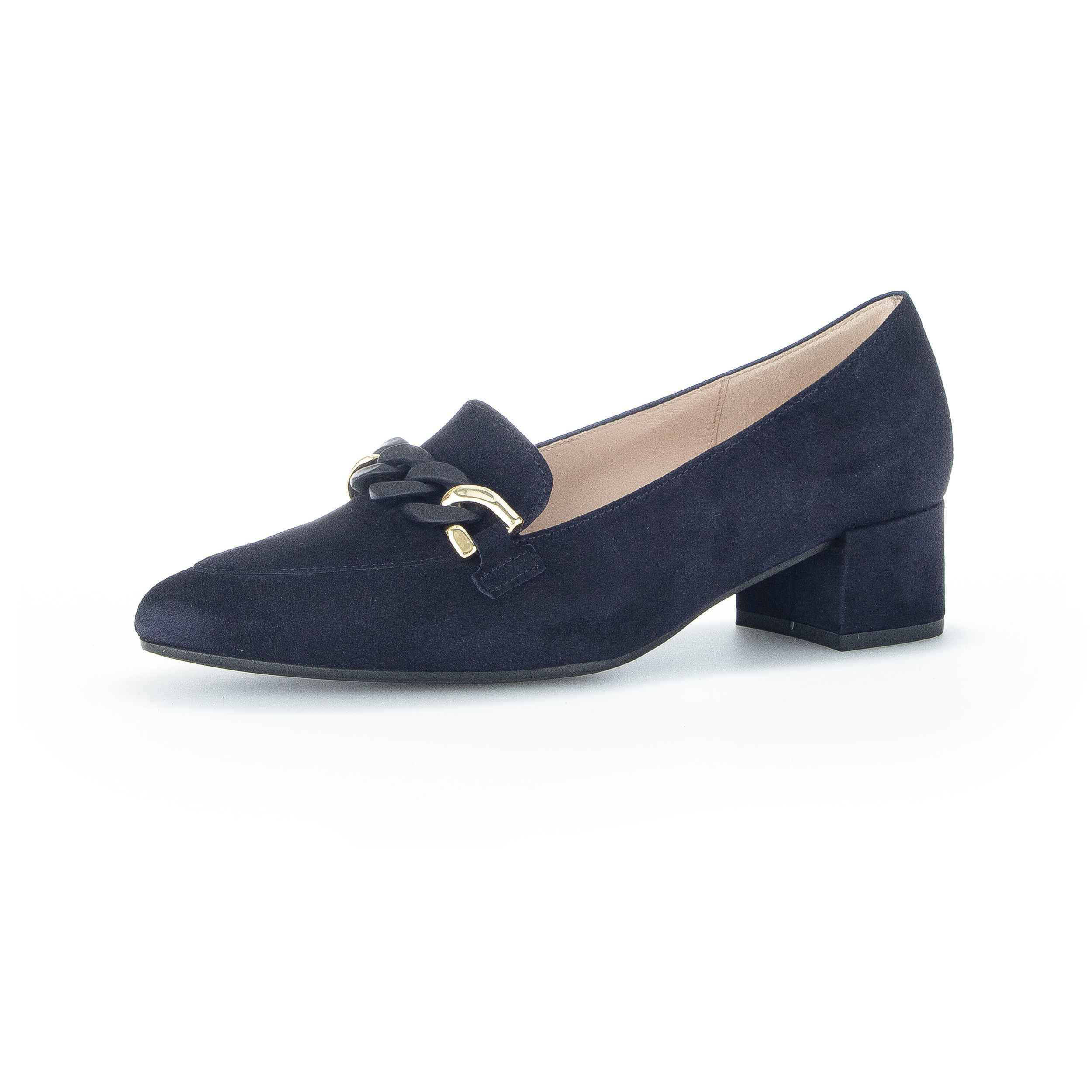 Gabor Fashion Rauleder Hochfrontpumps in blau
