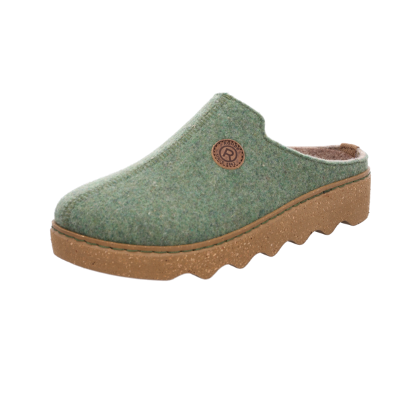 Rohde Damen Hausschuh Foggia-D in pesto (grün)