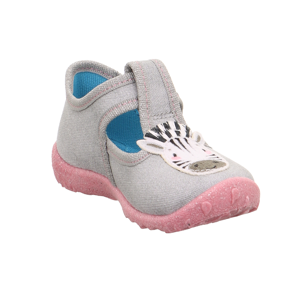 Miniaturbild: superfit® Hausschuh SPOTTY in grau (Zebra)