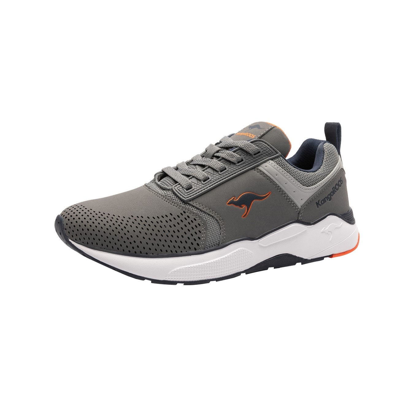 KangaROOS® KO-Cash Sneaker steel grey/flame