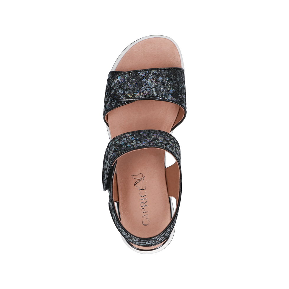 Miniaturbild: Caprice® Sandale/Sandalette in Black Leo Foi (Schwarz)