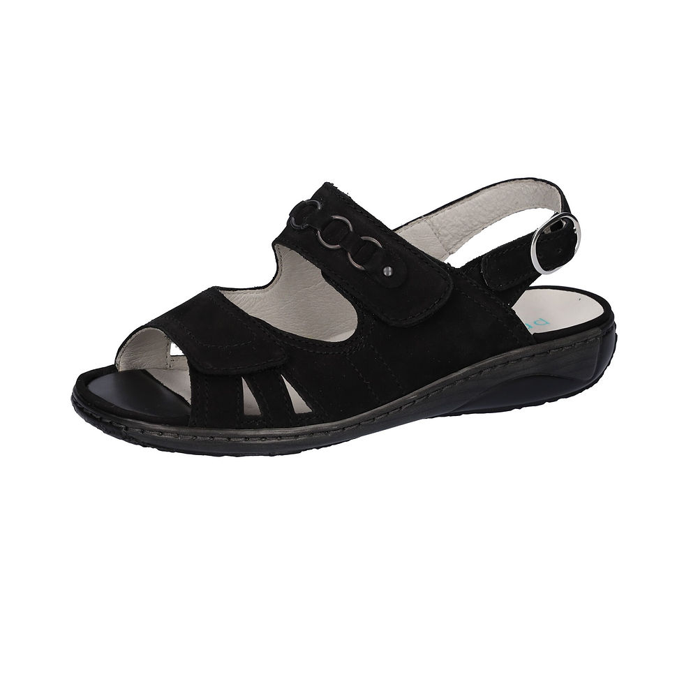 Waldläufer® Damen Sandale GARDA in schwarz