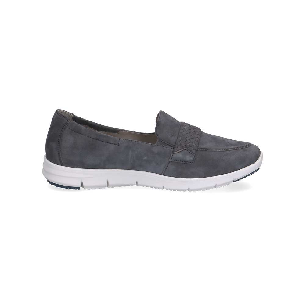 Miniaturbild: Caprice® Halbschuh Slipper in jeans suede (Grau/Blau)