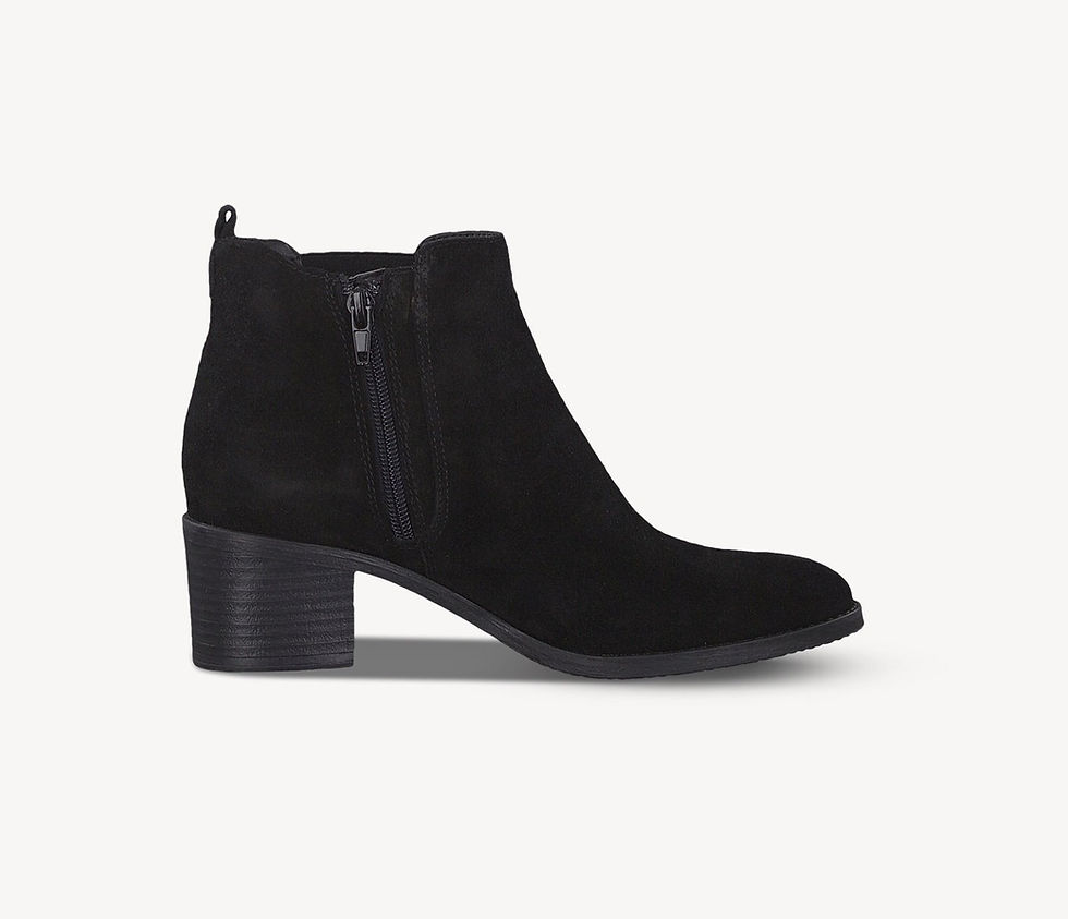 Miniaturbild: Tamaris Chelsea Boot Black suede schwarz Reißverschluss