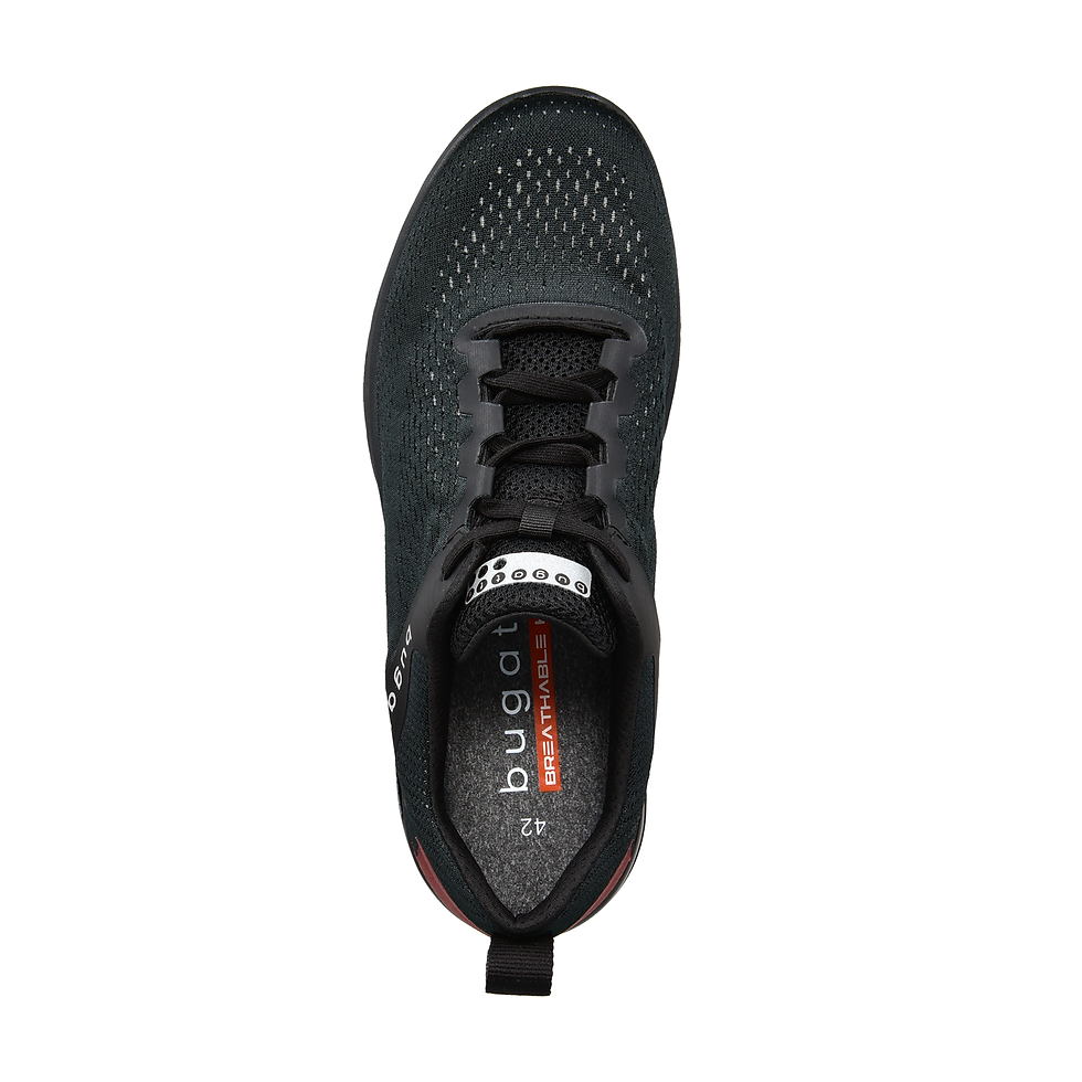 Miniaturbild: Bugatti Herren Sneaker NUBOLA in schwarz/rot