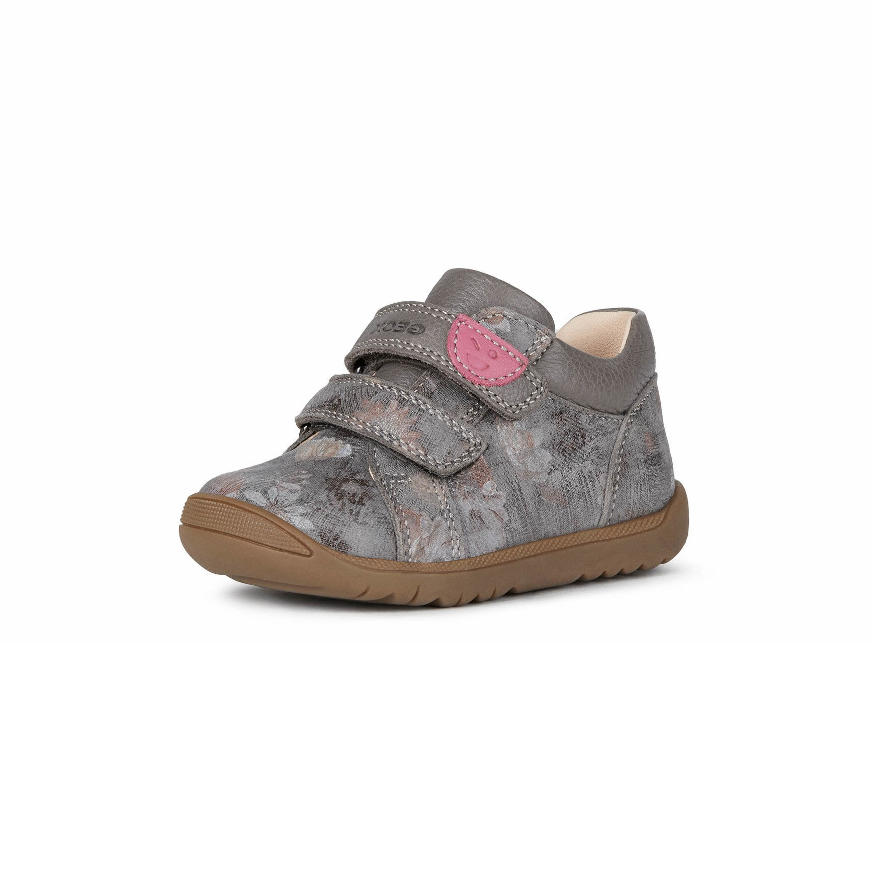 Geox Macchia Baby - Mädchen Lauflernschuh graphit