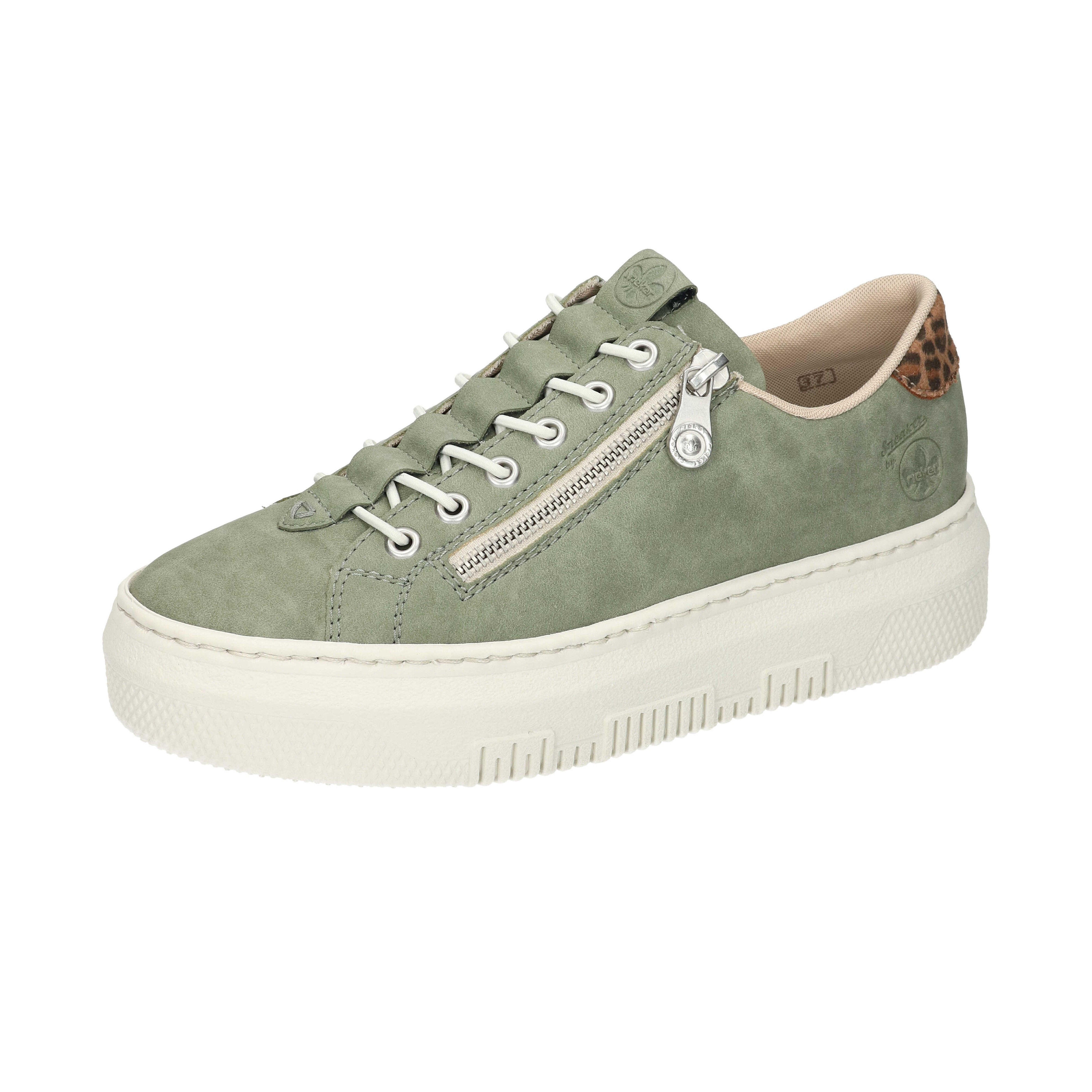 rieker® Damen Slipper in olivgrün