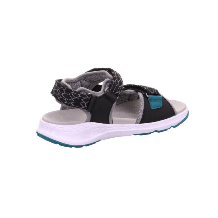Miniaturbild: superfit® Sandale Criss Cross in schwarz/grün