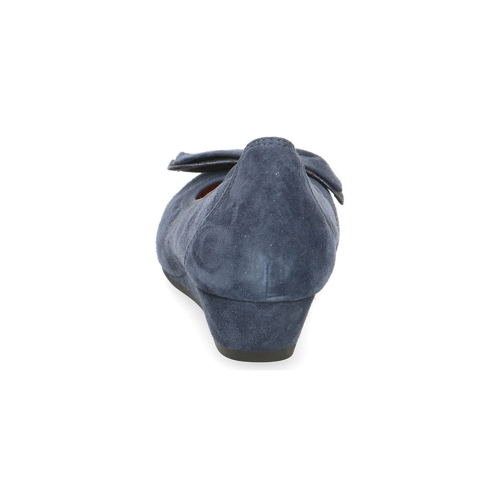 Miniature : Caprice Ballerinas ocean comb mit Absatz für Einlegesohlen