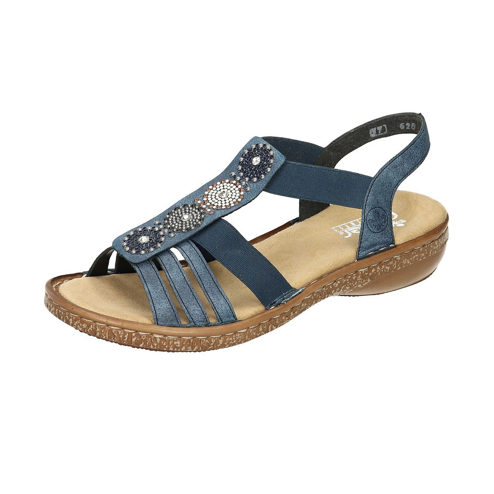 rieker® Damen Riemchensandale in marineblau
