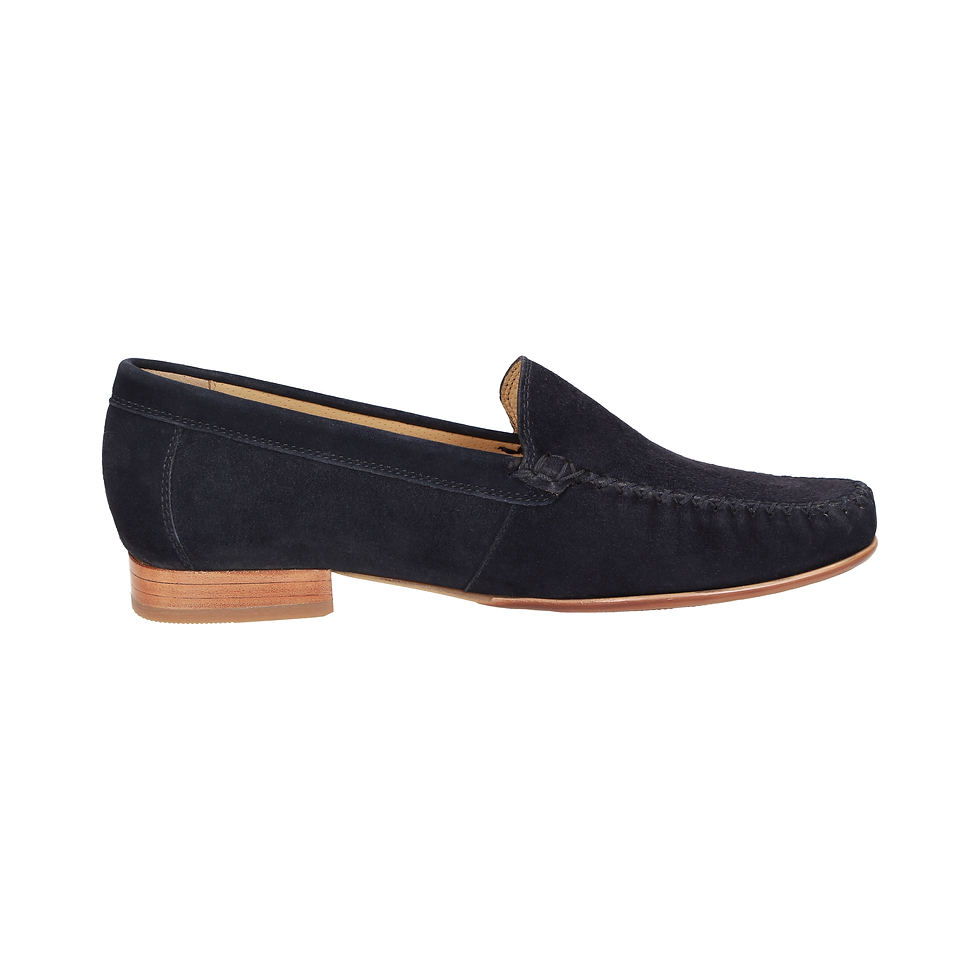 Miniaturbild: Sioux® Damen Mokassin-Slipper Campina in blau