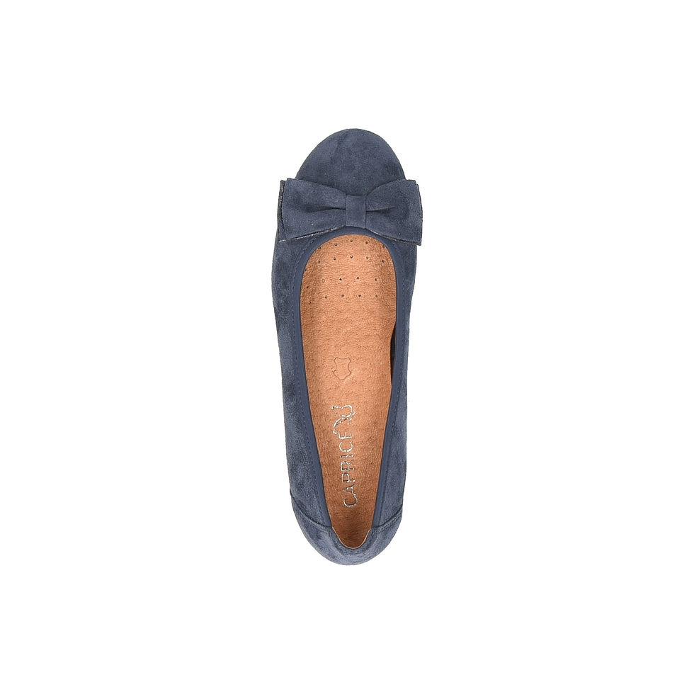 Miniaturbild: Caprice Ballerinas ocean comb mit Absatz für Einlegesohlen
