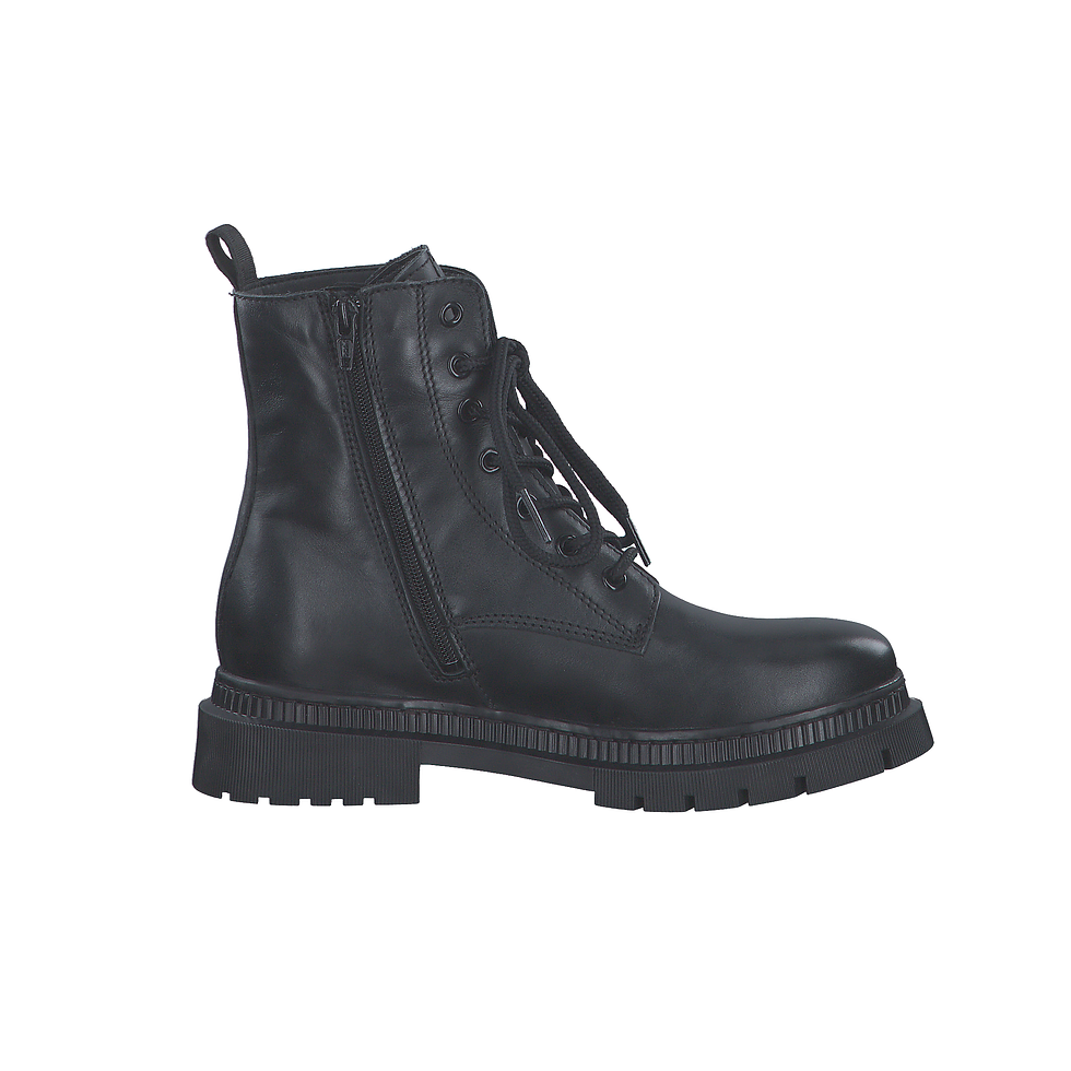 Miniaturbild: Tamaris Schnür-Stiefelette mit Reißverschluss in black (schwarz)